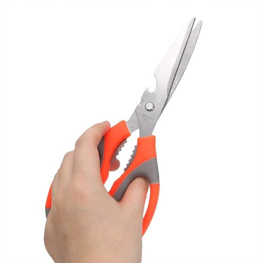 Multi-Function Kitchen Household for Vegetables, Fruit, Cheese & Meat Slices with Bottle Opener Stainless Steel Sea Food Scissor Multi-Function Kitchen Household for Vegetables, Fruit, Cheese & Meat Slices with Bottle Opener Stainless Steel Sea Food Scissor